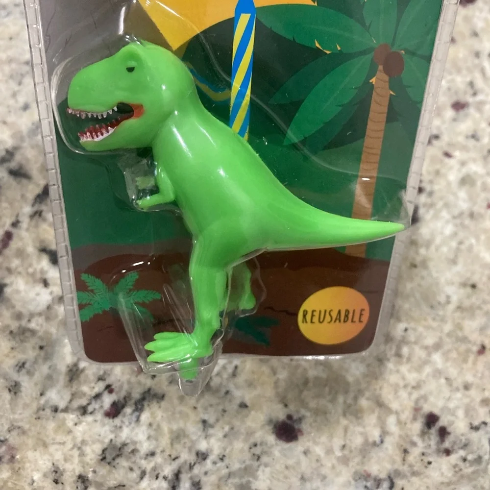 T-Rex dinosaur reusable candle holder new in package